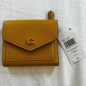 Coach Bifold Wallet Mustard Yellow